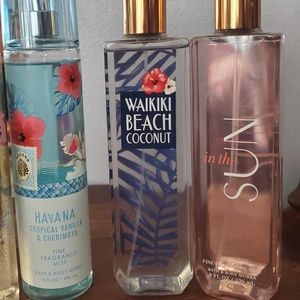 Bath and body perfumes